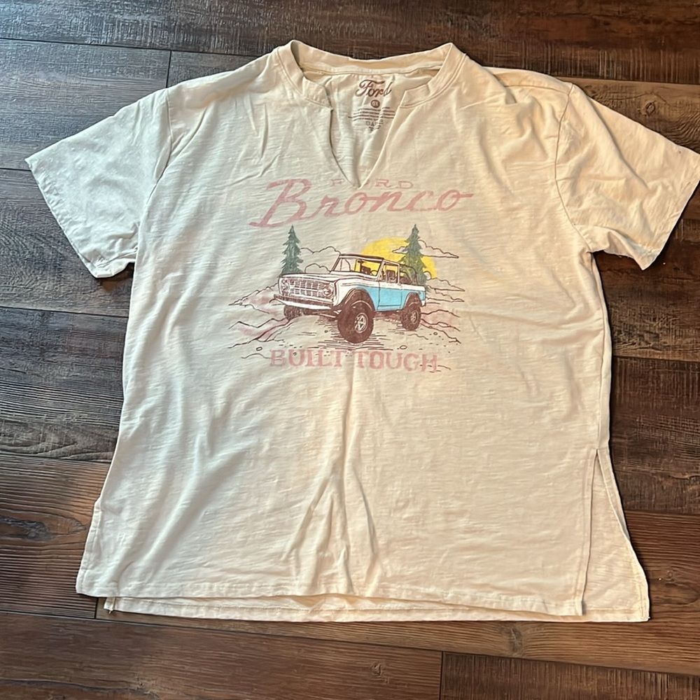Bronco Built Tough Graphic Tee OX size - Picture 2 of 5
